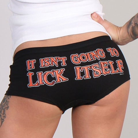 Hot Leathers It Isn't Going to Lick Itself Boy Shorts