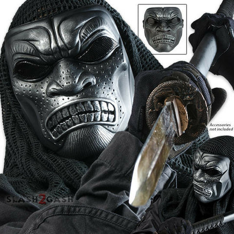 Samurai Warrior Skeletal Protective Tactical Mask Airsoft Halloween Party