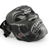 Samurai Warrior Skeletal Protective Tactical Mask Airsoft Halloween Party