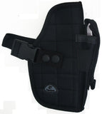 Right Handed Universal Hip Holster w/ Spare Mag - Black