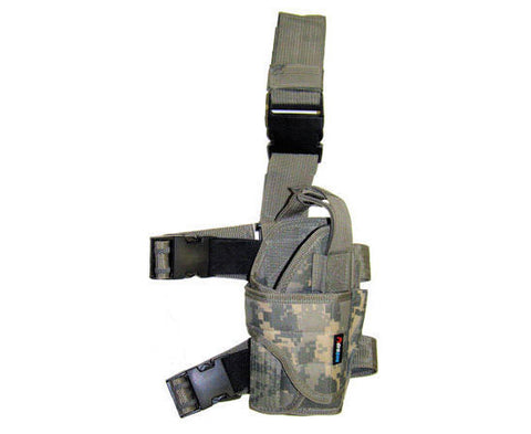 Right Handed Universal Tactical Drop Leg Holster - ACU Digital Camo