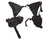 Double Draw Deluxe Tactical Shoulder Holster w/ Spare Mags- Black