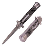 Stiletto OTF Automatic Knife Classic Italian Switchblade - 9 or 11 Inch