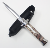 Stiletto OTF Automatic Knife Classic Italian Switchblade - 9 or 11 Inch