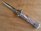 Stiletto OTF Automatic Knife Classic Italian Switchblade - 9 or 11 Inch