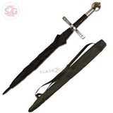 Sword Umbrella - Broadsword Handle Umbrella - Excalibrella - Rain Warrior