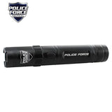 Police Force 9.2MV Tactical Stun Gun Flashlight w/ 5 LED Modes - Black PF9200BK
