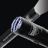 Police Force 9.2MV Tactical Stun Gun Flashlight w/ 5 LED Modes - Black PF9200BK