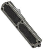 Titan OTF Dual Action Grey Tactical Automatic Knife Tanto Serrated