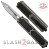 Titan OTF Knife D/A Grey Automatic Switchblade Gray TAIWAN - upgraded