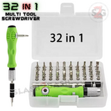 32-In-1 Multi Tool Screw Driver Set Professional Tool Kit 32 Attachment Heads