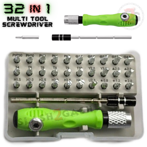 32in1 Multi Tool Screw Driver Set Professional Tool Kit 32 Attachment Heads