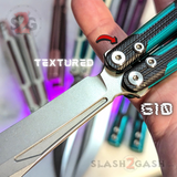 TIANQI Cygnus Balisong Clone Butterfly Knife - Aluminum w/ Textured G10 handles
