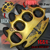 Dalton Global Brass Knuckles Irish Devil Paperweight - REAL BRASS