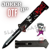 JOKER OTF Knife 8" Automatic Switchblade Dagger ABS Handle - You Complete Me