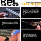KPL Knife Care Swabs Ultra-Micro 1mm Bristles - 50 Pack