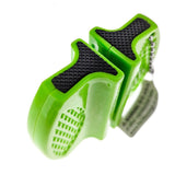 2-step Knife Sharpener Ceramic Carbide Sharpening Tool Accessory for Knives - Green Pocket Sized