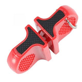 2-Step Knife Sharpener Ceramic and Carbide Sharpening Tool - Red
