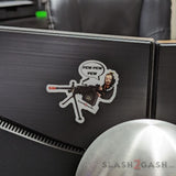 S2G Sticker Machine Gun Baby Vinyl Decal for Gun Case 3" Pew Pew Pew Funny Outdoor