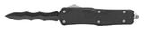 KRISS Blade OTF Knife S2G Tactical Switchblade - Snake Blade (wavy)