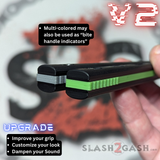 S2G FrankenRep G10 Channel Spacers Balisong clone Butterfly Knife V2 red pink purple yellow white green