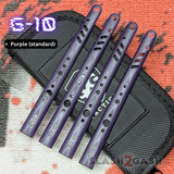 G10 Rep Scales Balisong Clone Butterfly Knife Purple S2G FrankenRep V2 replacement