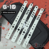 G10 Rep Scales Balisong Clone Butterfly Knife White S2G FrankenRep V2 replacement