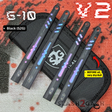 G10 Rep Scales Balisong Clone Butterfly Knife Black S2G FrankenRep V2 replacement