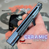 Best Cygnus Clone Balisong Butterfly Knife Blue Ceramic 7075 Aluminum Carbon Fiber S2G slash2gash Titus