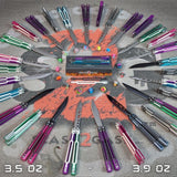 Titus Cygnus Balisong Clone S2G Butterfly Knife 7075 Aluminum G10 Carbon Fiber Sharp Live False Edge Trainer