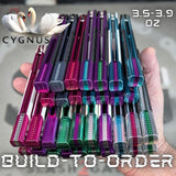 Titus Cygnus Balisong Clone S2G Butterfly Knife 7075 Aluminum G10 Carbon Fiber Sharp Live False Edge Trainer