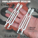 Cygnus Balisong clone Butterfly Knife Spare White G10 Scales Replacement for S2G slash2gash Titus