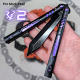 S2G FrankenREP Balisong clone TITANIUM Butterfly Knife - V2 (Black G10)