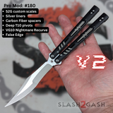 S2G FrankenREP V2 Balisong clone TITANIUM Butterfly Knife - V2