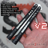 S2G FrankenREP V2 Balisong clone TITANIUM Butterfly Knife - V2