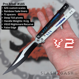 S2G FrankenREP V2 Balisong clone TITANIUM Butterfly Knife - V2