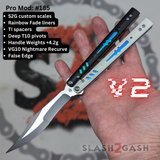 S2G FrankenREP V2 Balisong clone TITANIUM Butterfly Knife - V2