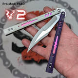 S2G FrankenREP V2 Balisong clone TITANIUM Butterfly Knife - V2