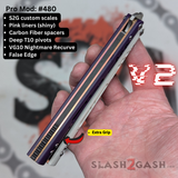 S2G FrankenREP V2 Balisong clone TITANIUM Butterfly Knife - V2