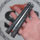 S2G FrankenREP Balisong clone TITANIUM Butterfly Knife - V2 (Carbon Fiber)