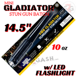 STUN BATON 125M Volts w/ LED Flashlight Stun Gun Tiger USA - Mini Gladiator