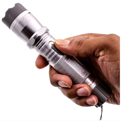 STUN GUN 100M Volts w/ LED Flashlight Tiger USA - Tiger