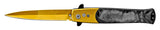 Slim Stiletto Automatic Knife Italian Switchblade 9" - Asst. colors