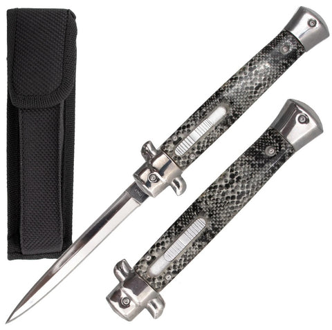 Stiletto OTF Automatic Knife Classic Italian Switchblade - 9 or 11 Inc ...