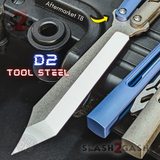 Channel Replicant Balisong Clone The ONE Butterfly Knife CHEP - Blue Gray TITANIUM upgraded screws