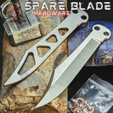 The ONE Hammer CHAB Balisong Clone Spare Blade Replacement TITANIUM Butterfly Knife - Channel D2 Trainer Sharp Dull