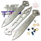 The ONE Python Clone Balisong Spare Blade Butterfly Knife Replacement - Sharp Real Damascus Live Blade Trainer