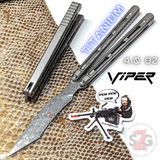 TheONE Viper Clone TITANIUM Balisong Butterfly Knife - Channel