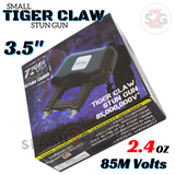 Black Stun Gun 85,000,000 Volt Rechargeable Lightweight Tiger USA - Tiger Claw