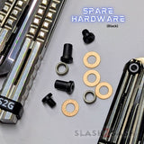 Mirage Balisong Spare Hardware Butterfly Knife Replacement Black Pivots Bushings Screws Washers Titus Original S2G slash2gash